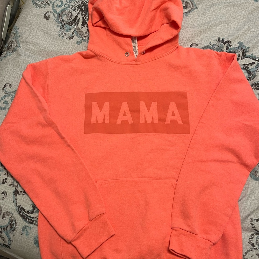 Coral 'MAMA' Hoodie